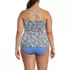 Women's Plus Size V-Neck Plunge X Back Tankini Top , Back