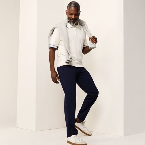 Men's Short Sleeve Solid Active Polo Shirt