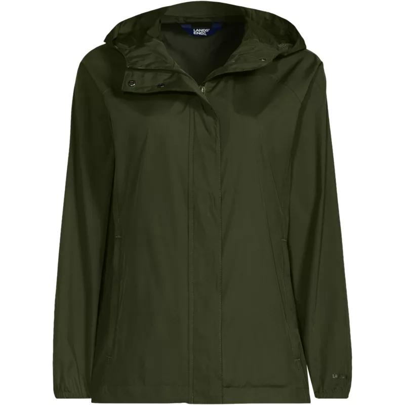 Women's Packable Water Resistant UPF 50 Windbreaker Jacket, Front