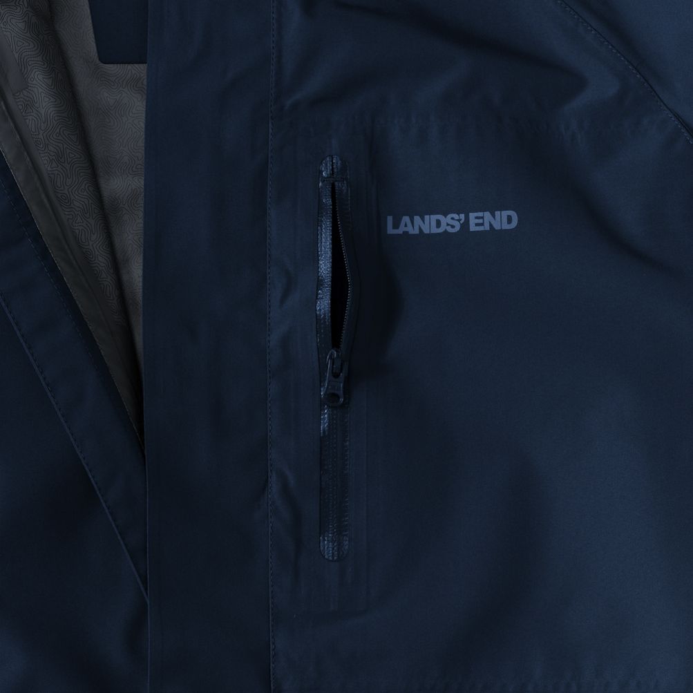 Lands end clearance mens waterproof jacket