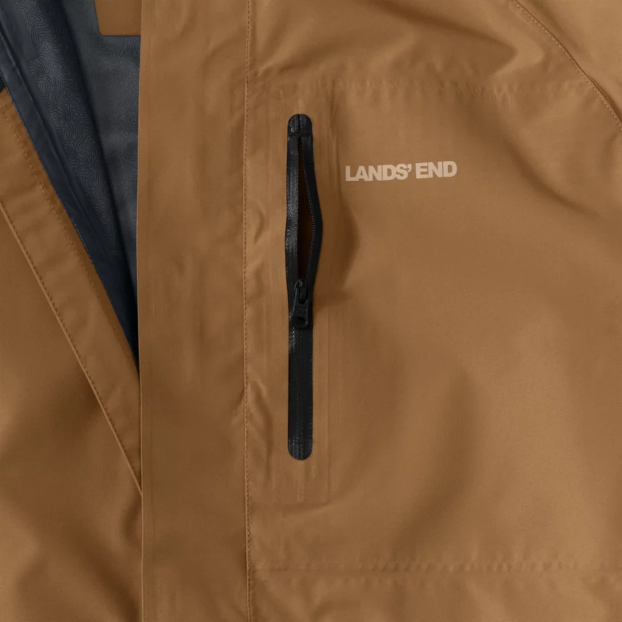 Men's Squall Waterproof Packable Shell Rain Jacket view 6