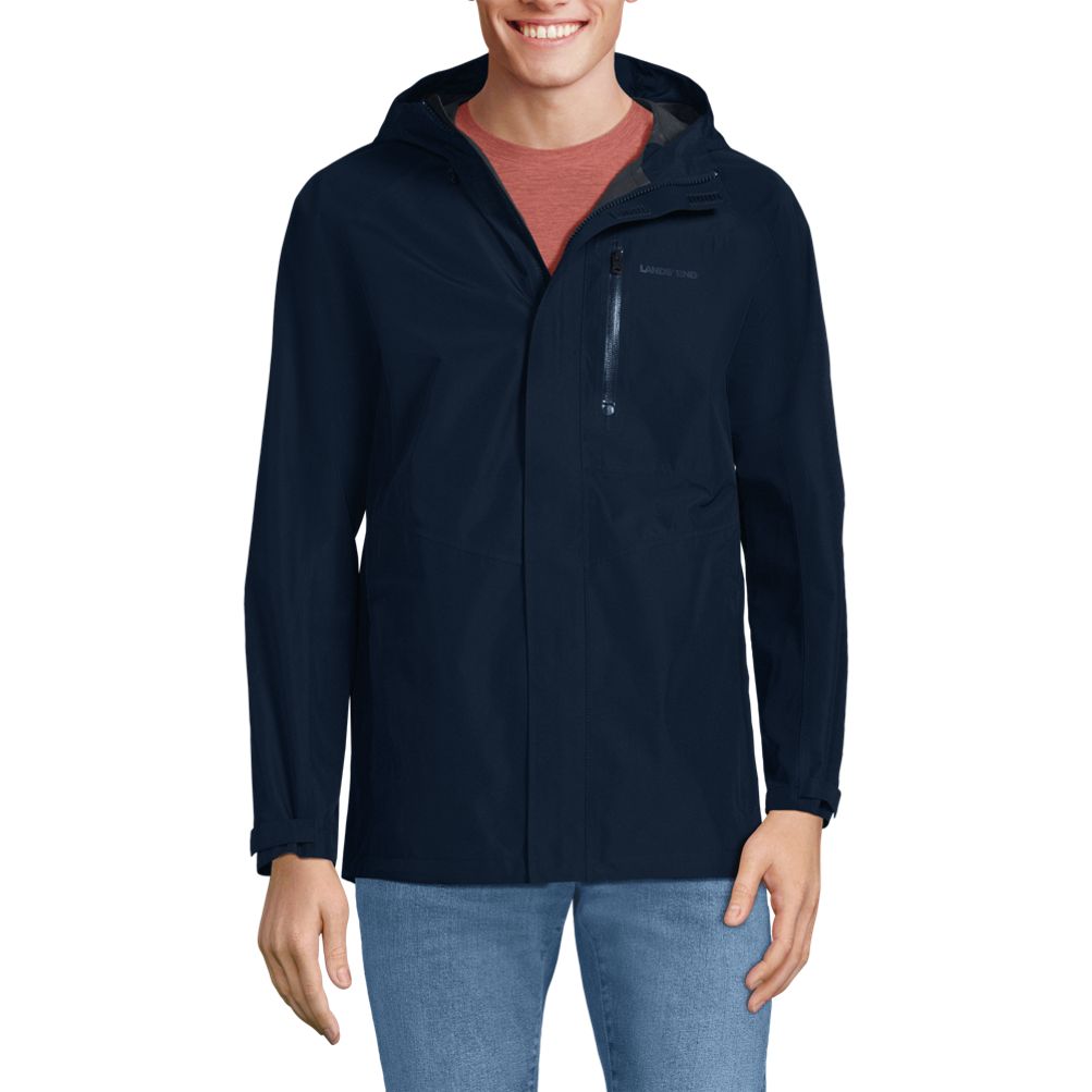 Lands end mens on sale raincoats