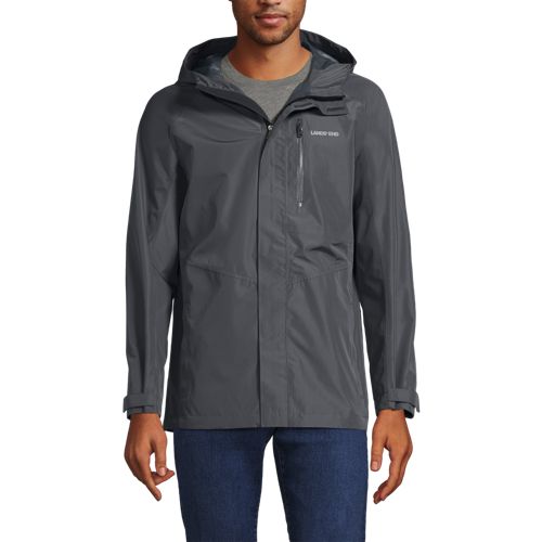 Lands end mens waterproof on sale jacket