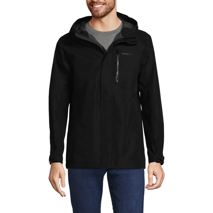 Men's Squall Waterproof Packable Shell Rain Jacket view 7