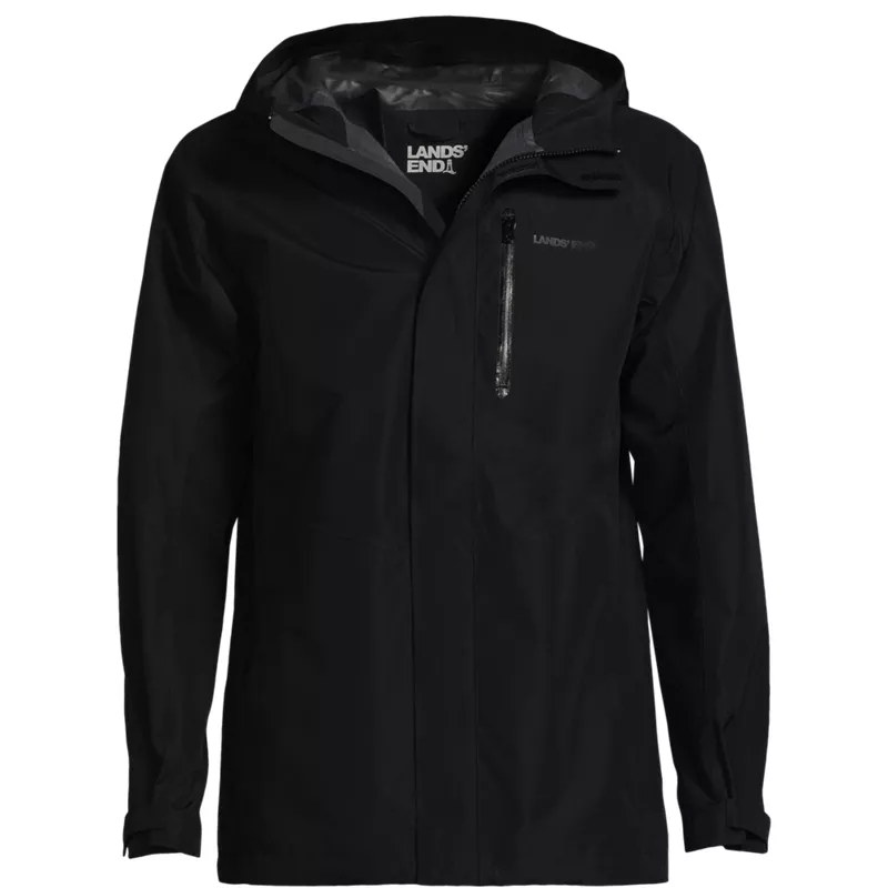 Men's Squall Waterproof Packable Shell Rain Jacket, Front