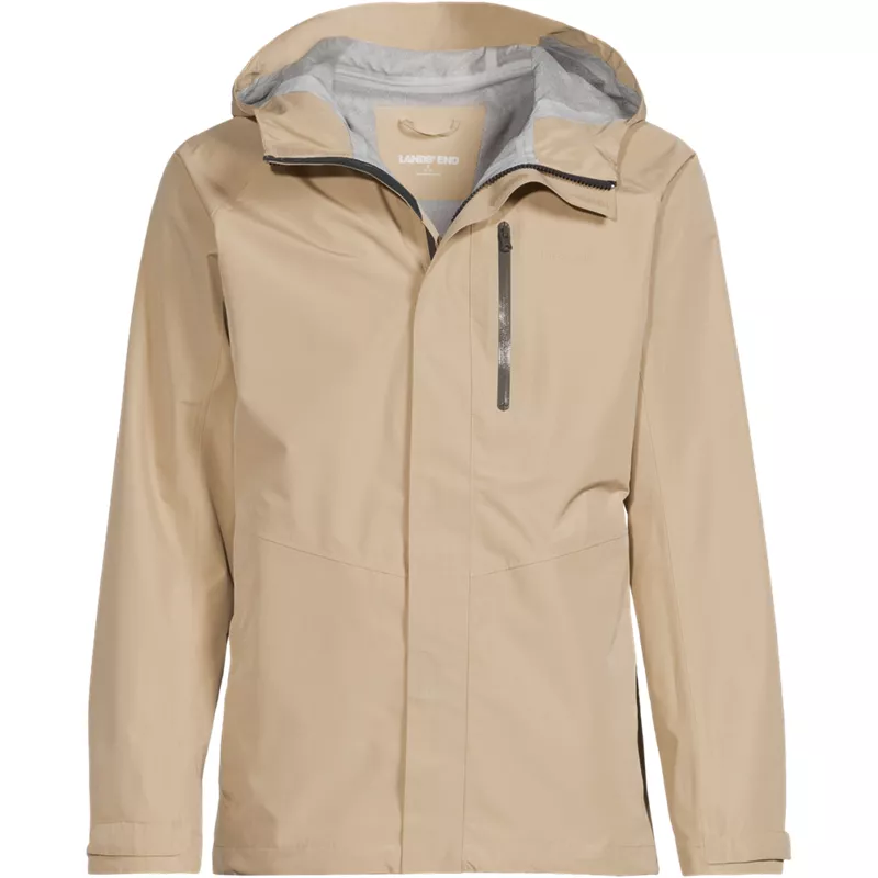 Men's Squall Waterproof Packable Shell Rain Jacket, Front