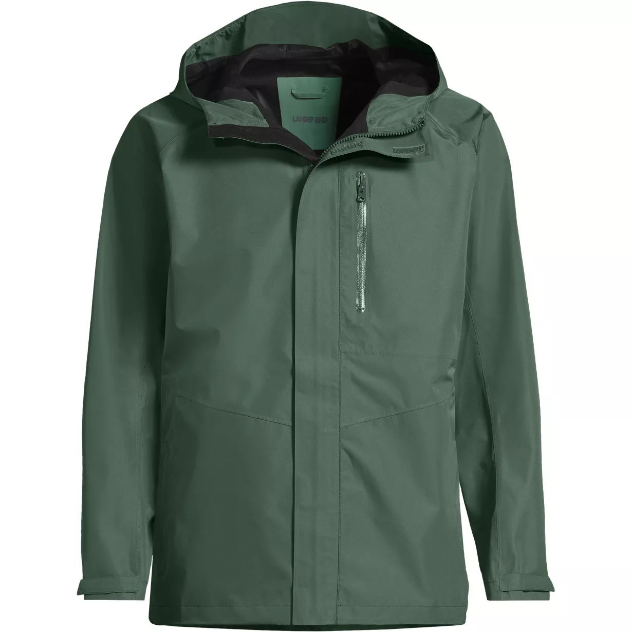Men's Waterproof Hooded Packable Rain Jacket