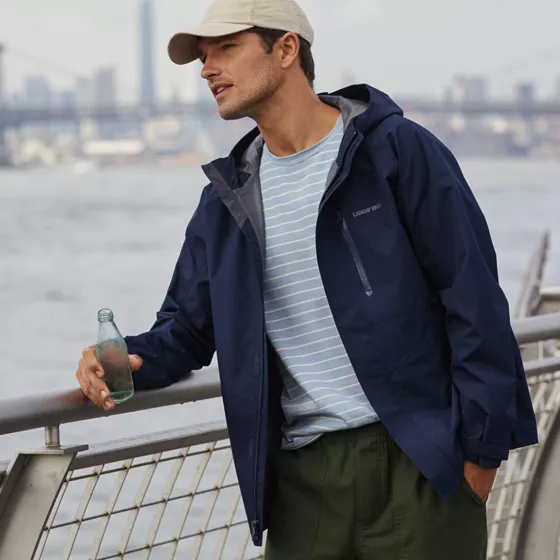 Men's Squall Waterproof Packable Shell Rain Jacket - primary