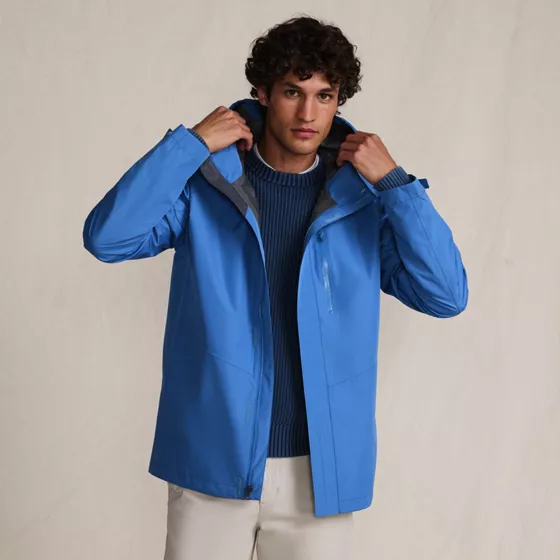 Men's Squall Waterproof Packable Shell Rain Jacket - primary