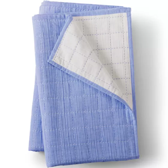 Essential Cotton Windowpane Reversible Bed Blanket - primary