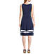 Women's Petite Fit and Flare Dress, Back
