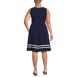 Women's Plus Size Women's Fit and Flare Dress, Back