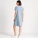 Women's Cotton Slub Above Knee Dress, Back