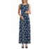 Women's Sleeveless Tie Waist Maxi Dress, Front