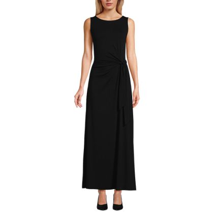 Women's Sleeveless Tie Waist Maxi Dress - image 1