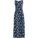 Women's Sleeveless Tie Waist Maxi Dress, Front