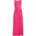 Women's Petite Sleeveless Tie Waist Maxi Dress, Front