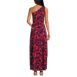 Women's One Shoulder Fit and Flatter Maxi Dress, Back