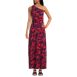 Women's One Shoulder Fit and Flatter Maxi Dress, Front