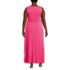 Women's Plus Size Women's Sleeveless Tie Waist Maxi Dress, Back