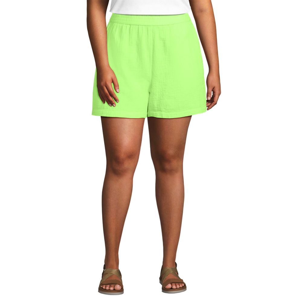 Women's Plus Size High Rise Gauze 5