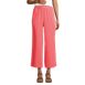 Women's High Rise Gauze Crop Pants, Front