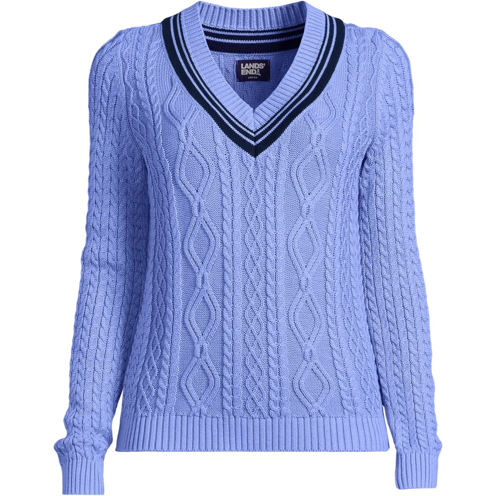 Lands end drifter hot sale cable sweater