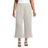 Women's Plus Size High Rise Gauze Crop Pants, Front
