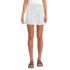 Women's High Rise Drawstring A-line 7" Linen Shorts, Front