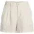 Women's High Rise Pleated A-line 5" Linen Shorts, Front