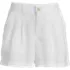 Women's High Rise Pleated A-line 5" Linen Shorts, Front