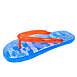 Pool Central Inflatable Blue and Orange Jumbo Flip Flop Pool Float, alternative image
