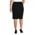 Women's Plus Ponte Angled Pocket Pencil Skirt, Back