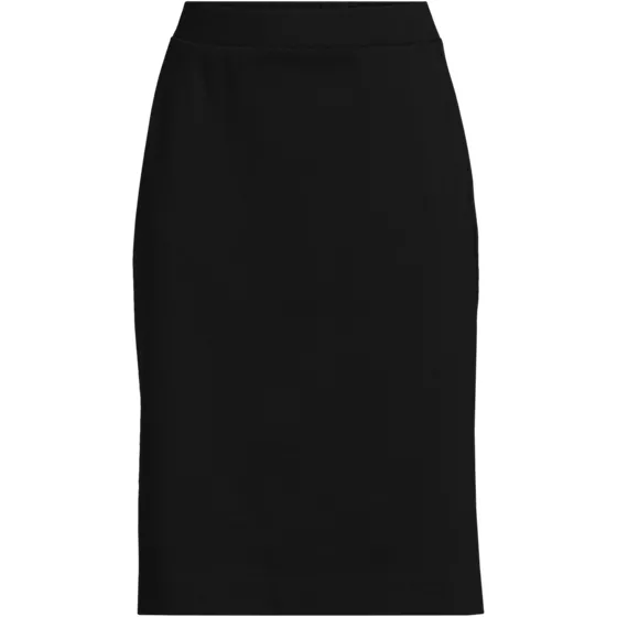 Women's Ponte Angled Pocket Pencil Skirt - primary