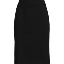 Jupe Crayon Mini A-Line Lands' End - Taille 4 - Noir - Mélange Viscose