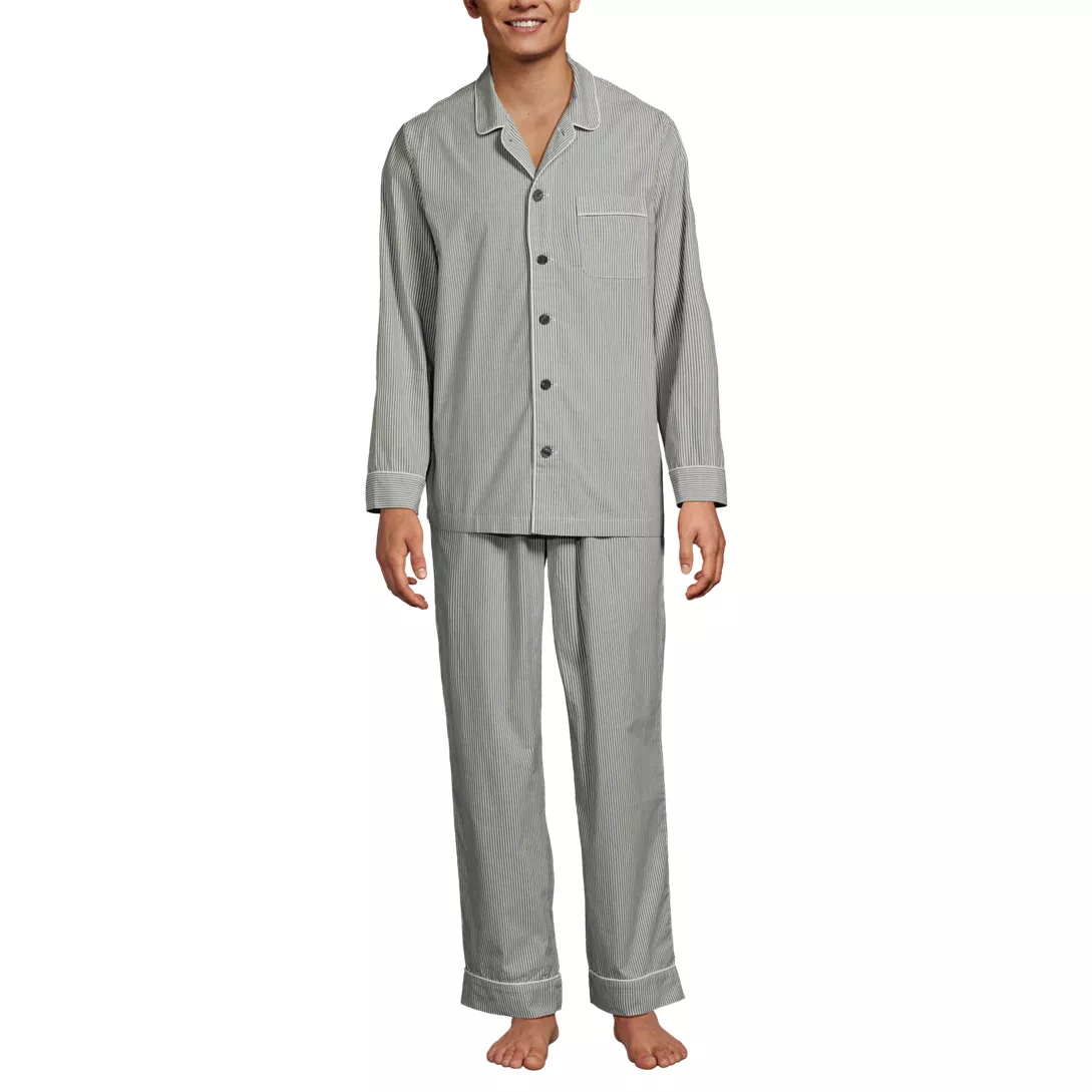 Men's Long Sleeve Essential Pajama Set
