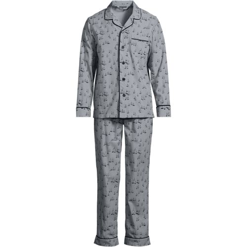 HWCAVB Flamingos Men Pajamas Long Sleeve Pajama Set Button