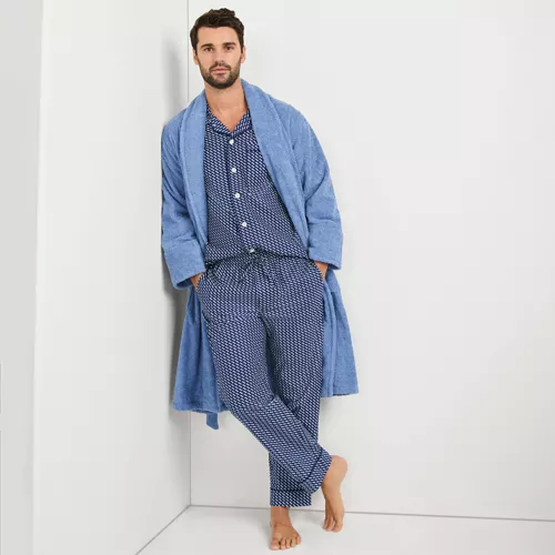 Men's Long Sleeve Essential Pajama Set, alternative image