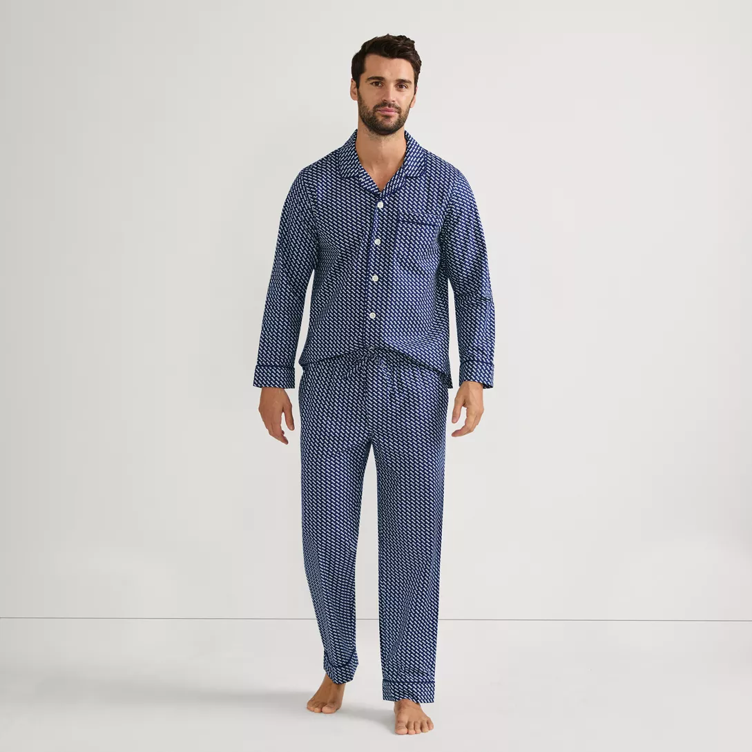 Men's Long Sleeve Essential Pajama Set