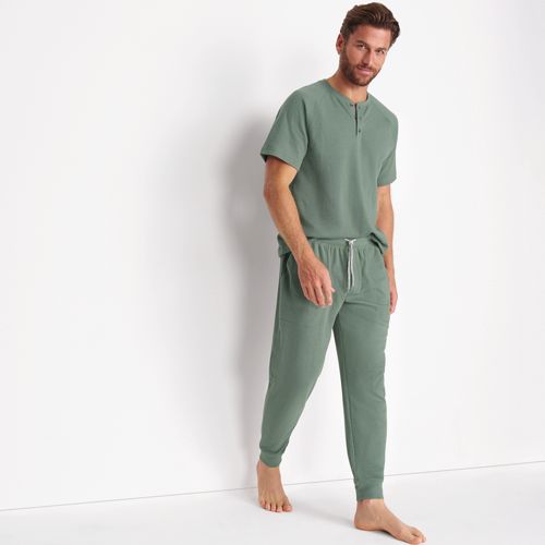 Men's Waffle Jogger Pyjama Set Lands' End