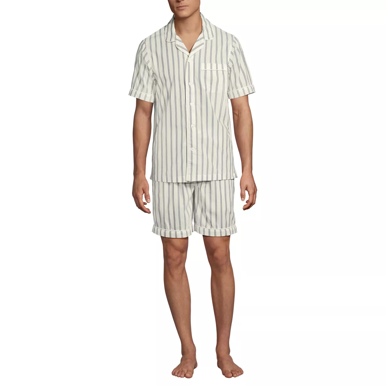 Men's Short Sleeve Essential Pajama Set