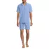 Men's Short Sleeve Essential Pajama Set, Front