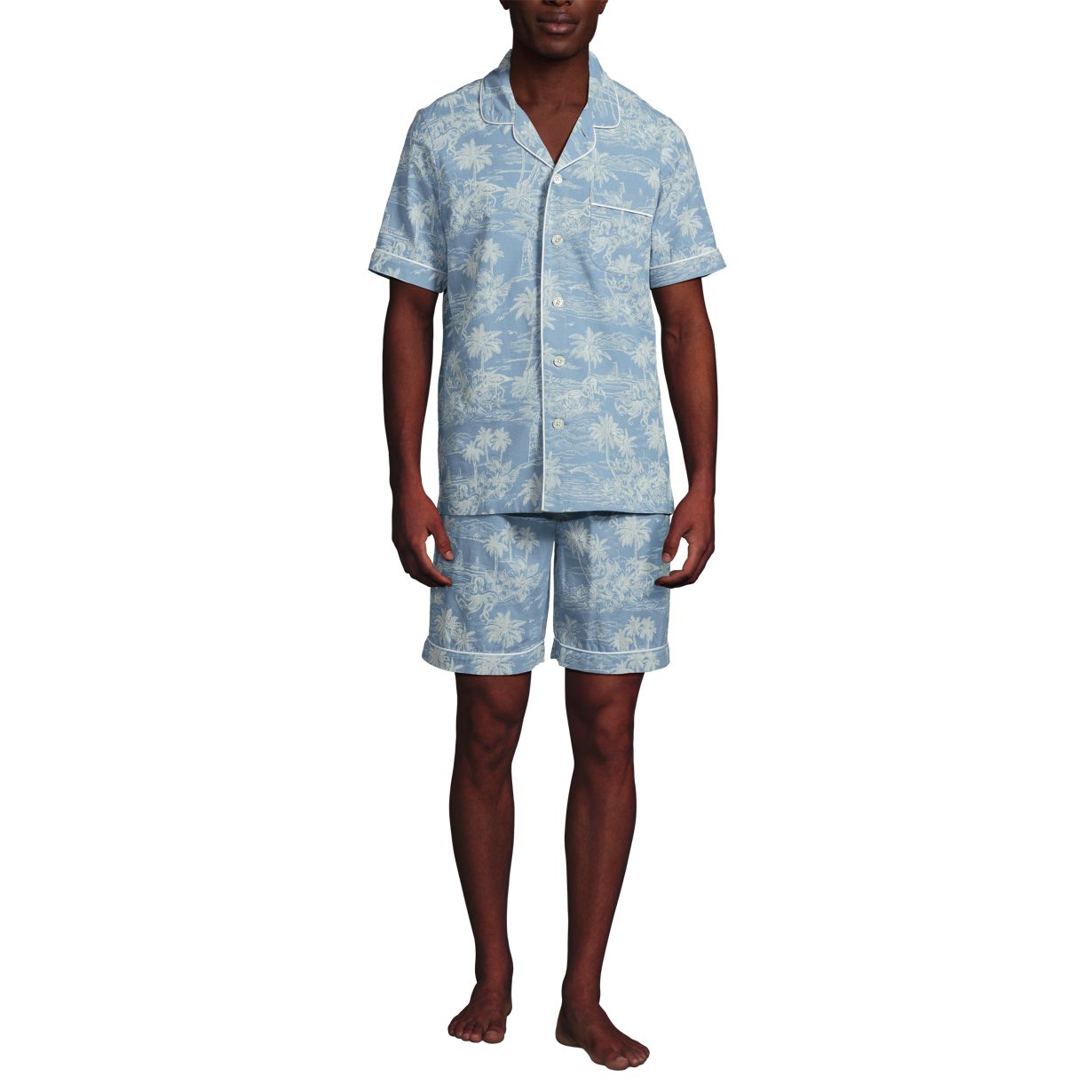 Men's Short Sleeve Essential Pajama Set