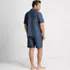 Men's Short Sleeve Essential Pajama Set, Back