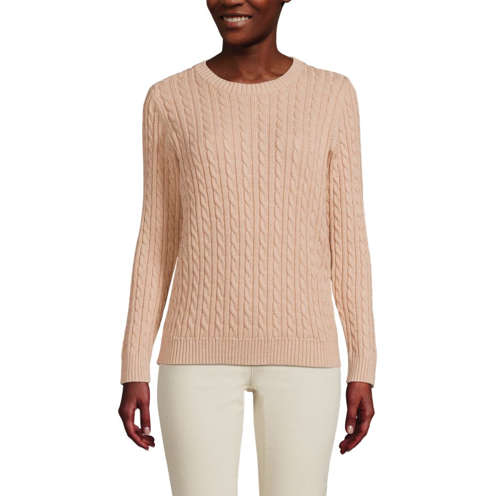 Women's Drifter Cable Crew Neck Sweater