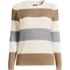 Women's Plus Size Drifter Cable Crew Neck Sweater, Front