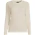 Women's Plus Size Drifter Cable Crew Neck Sweater, Front