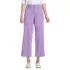 Women's High Rise Patch Pocket Wide Leg Chino Crop Pants, Front