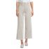 Women's High Rise Patch Pocket Wide Leg Chino Crop Pants, Front