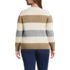 Women's Plus Size Drifter Cable Crew Neck Sweater, Back